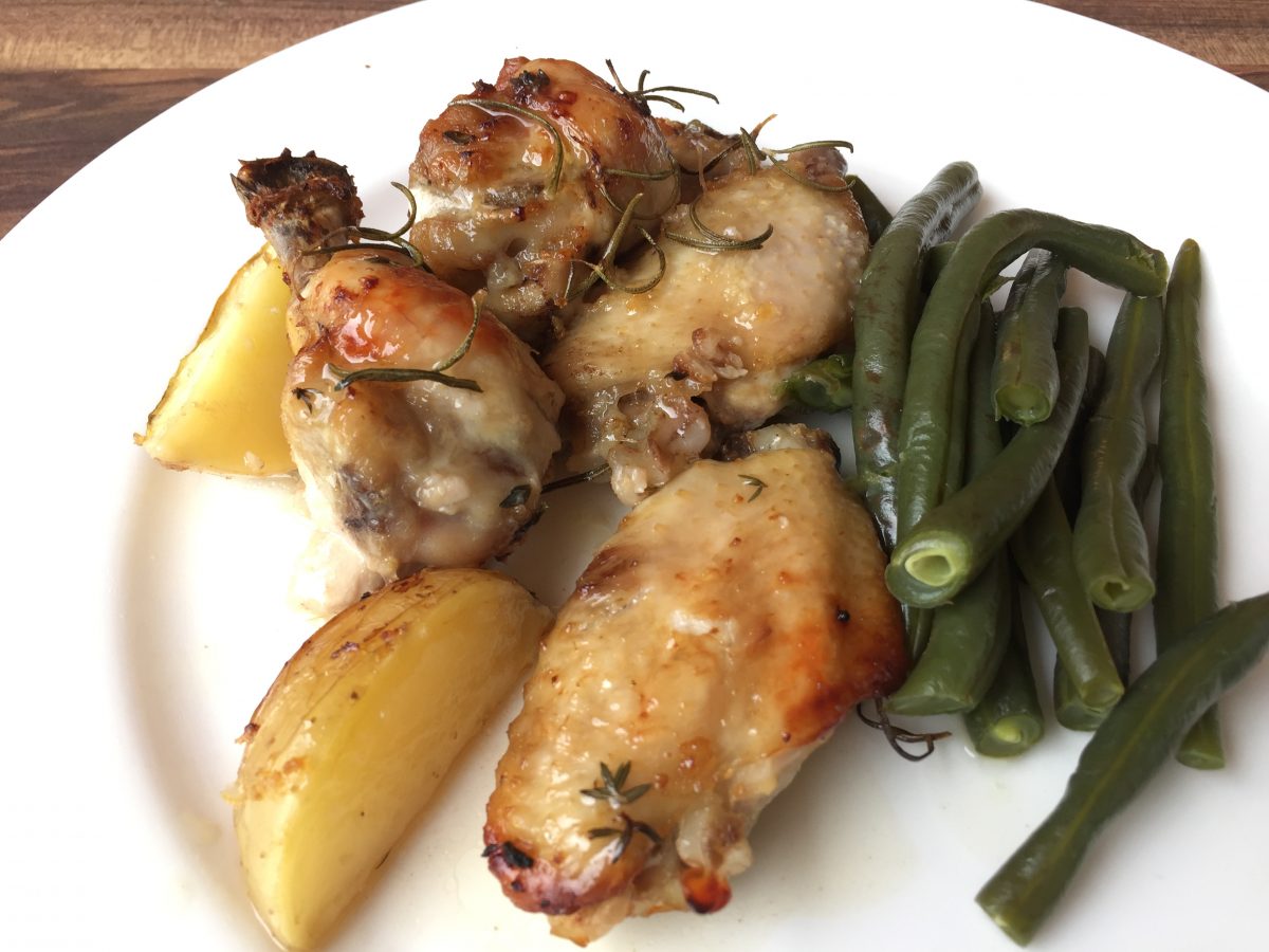 Roasted Lemon Chicken by cooking meals for one