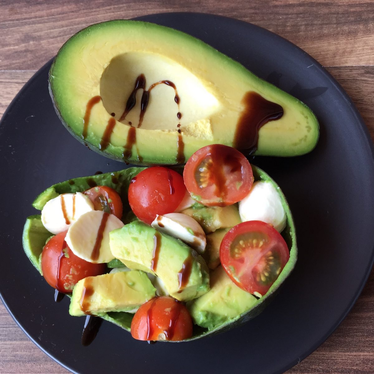 Avocado Caprese Salad by cooking meals for one