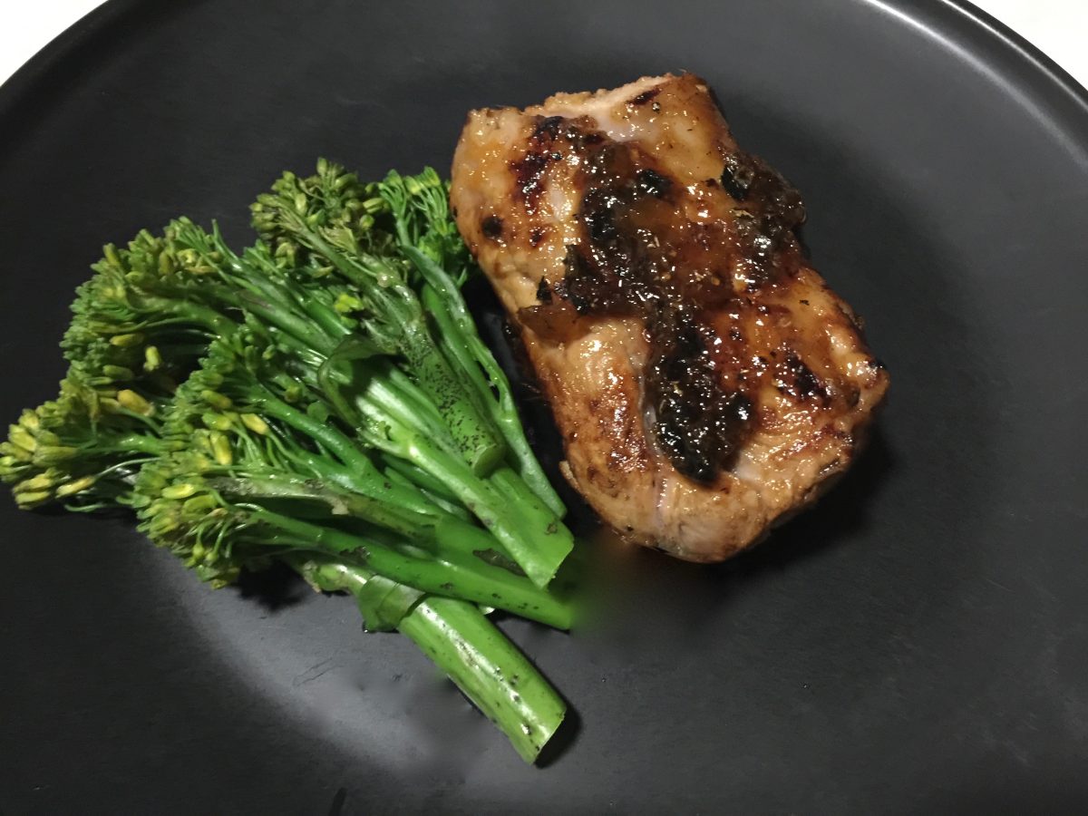 Apricot Pork Fillet by cooking meals for one