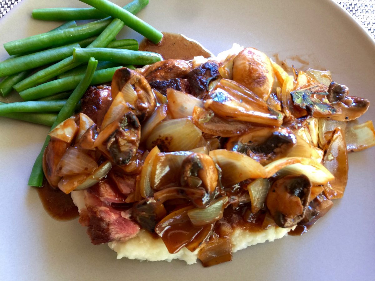 Beef Bourguignon with Celeriac Potato Mash by cooking meals for one