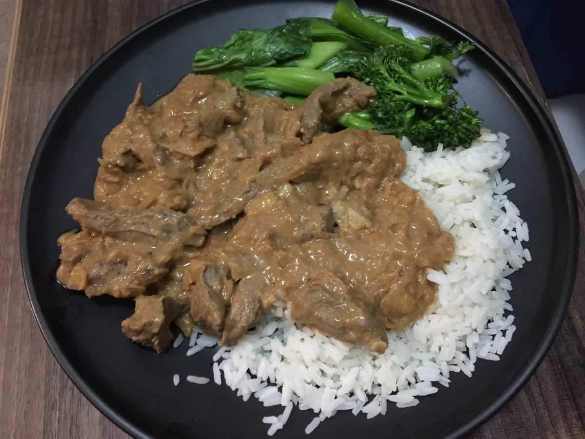 Oriental Lamb by cooking meals for one