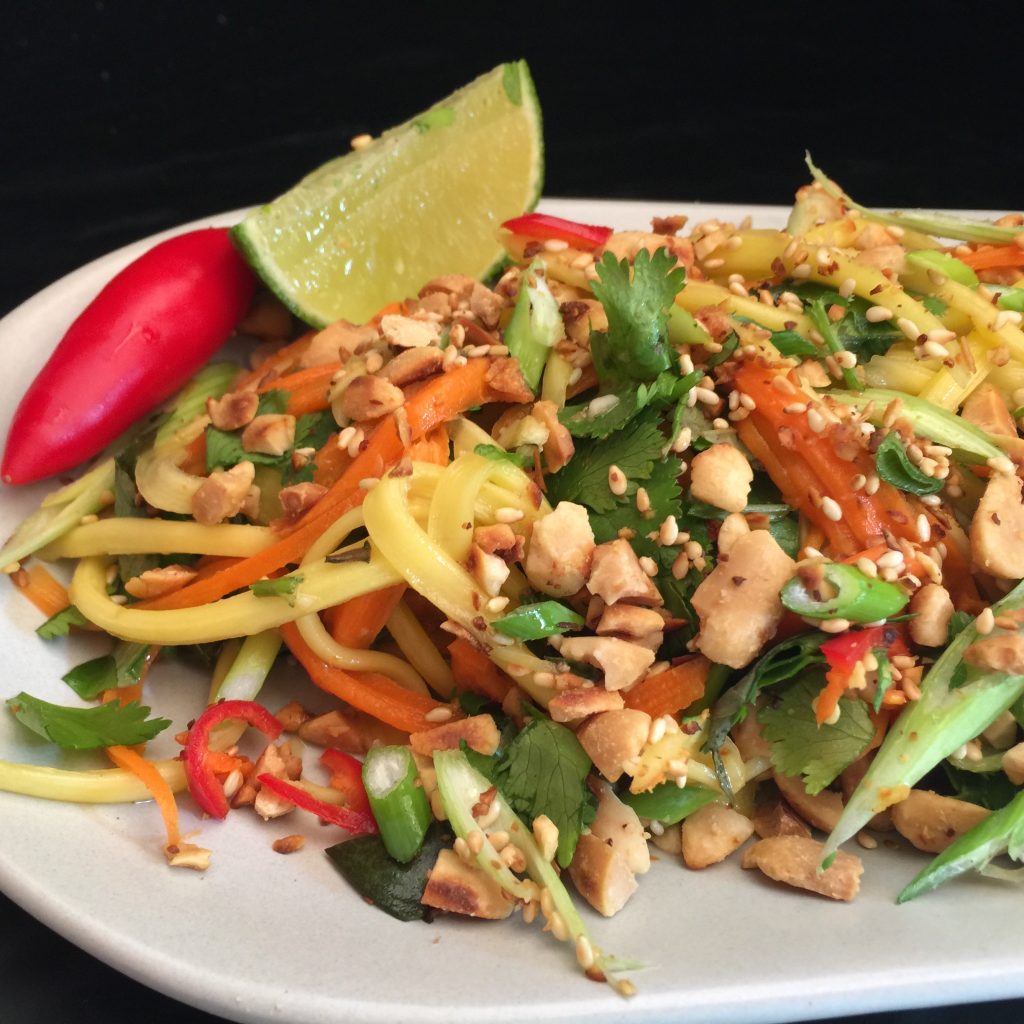 Green Mango Salad - Cooking Meals For One