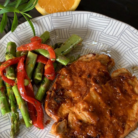 Spicy Citrus Pork for One